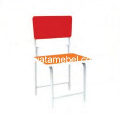 School Chair  Size 40 - EXPO MSR 5134 / White Orange